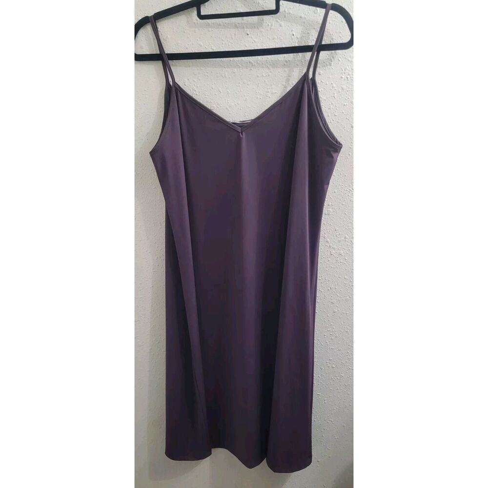 Alembika Essential Slip Dress Purple Size 6 US 16 Pullover Sleeveless Strappy